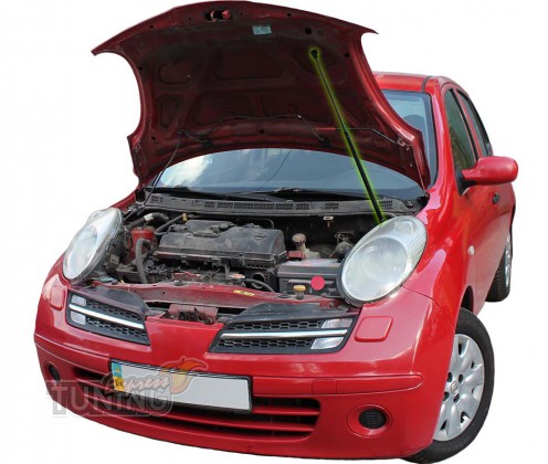 Газовый упор капота NIssan Micra K12 фото