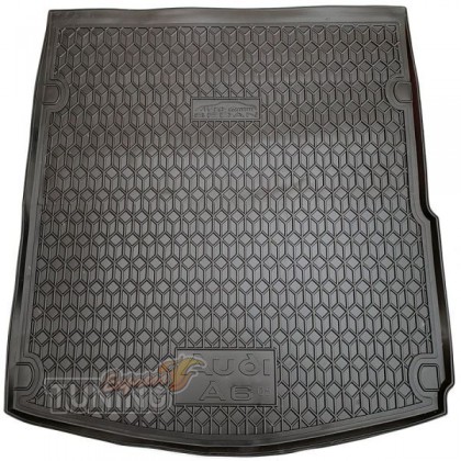 Коврик в багажник Audi A6 C6 резина