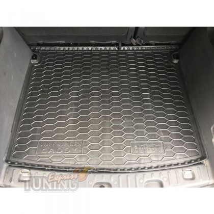 Коврик в багажник Volkswagen Caddy Life пассажир