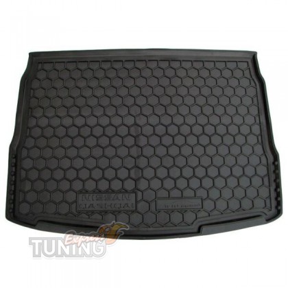 Резиновый коврик в багажник Nissan Qashqai 2 оригинал