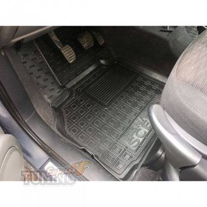 Автомобильные коврики Renault Scenic 2 с перемычкой