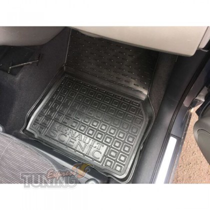 коврики салона Renault Scenic 2 с перемычкой