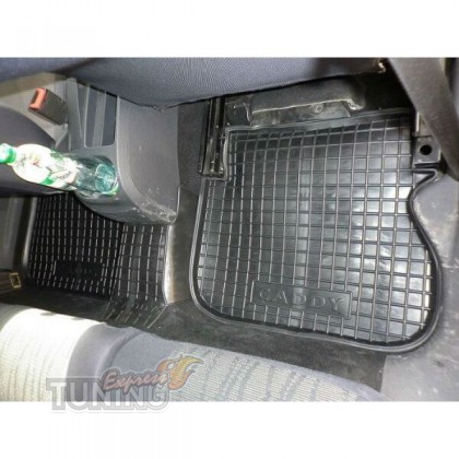 Коврики на Volkswagen Caddy 3 с перемычкой