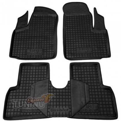 Коврики Fiat Doblo 1 с бортами 5шт