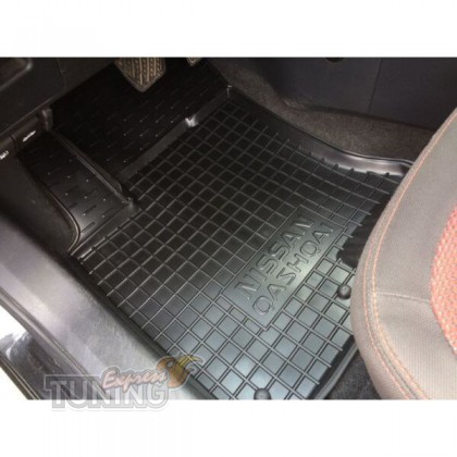 Коврики на Nissan Qashqai 1 J10 с перемычкой