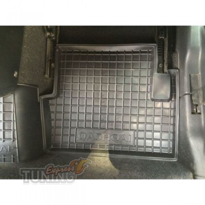 Коврики в Nissan Qashqai 1 J10 с перемычкой
