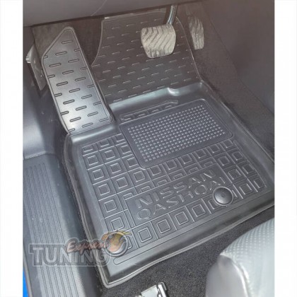 Коврики в Nissan Qashqai 3 J12 с перемычкой