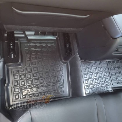 Коврики для Nissan Qashqai 3 J12 с перемычкой