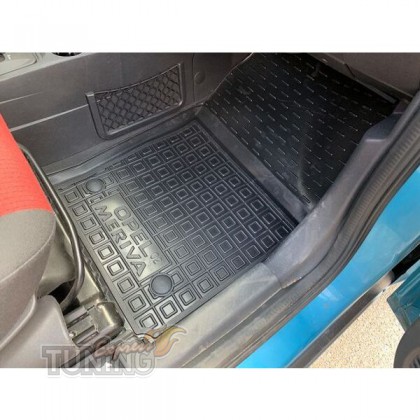 Коврики в Opel Meriva A с перемычкой