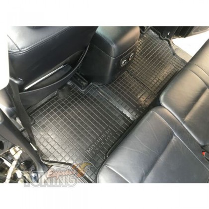 Ковры для Mitsubishi Pajero Wagon 3 с перемычкой