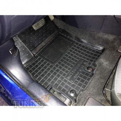 коврики на Mitsubishi Lancer 10 с перемычкой
