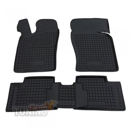 Высокие коврики Daewoo Nexia 1 с перемычкой