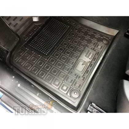 Высокие коврики на Audi Q5 8R с перемычкой