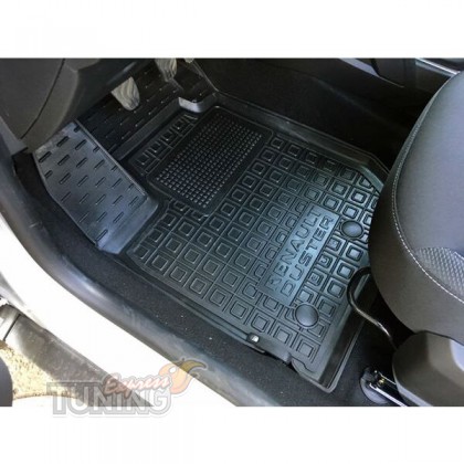 Коврики на Renault Duster 2 с перемычкой