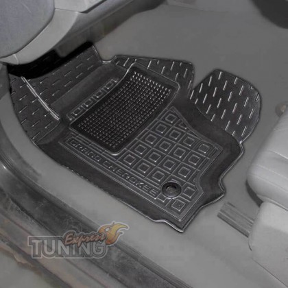 Высокие ковры на Jeep Grand Cherokee WK с перемычкой