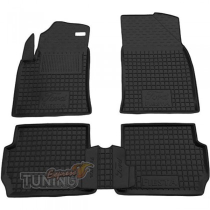 Высокие ковры Ford Fiesta 5 MK5 с перемычкой