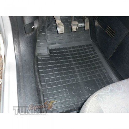 Высокие ковры на Ford Fiesta 5 MK5 с перемычкой
