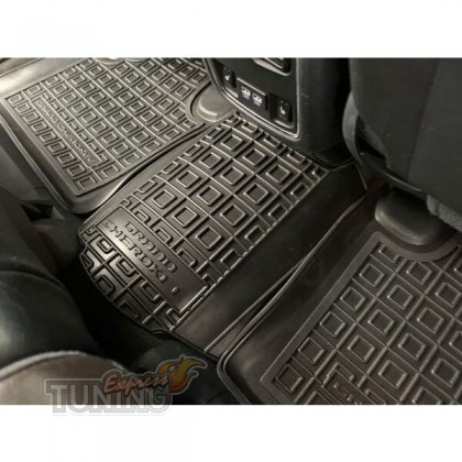 Коврики для Jeep Grand Cherokee WK2 с перемычкой
