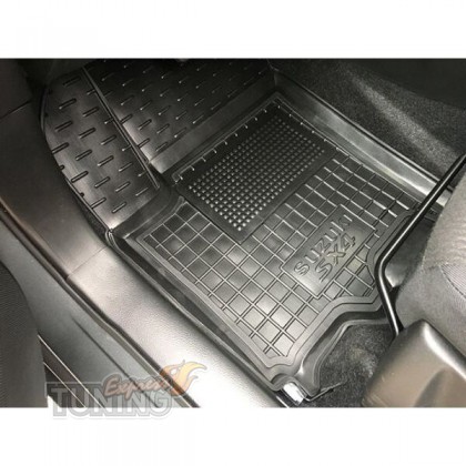 Коврики на Suzuki SX4 2 с перемычкой