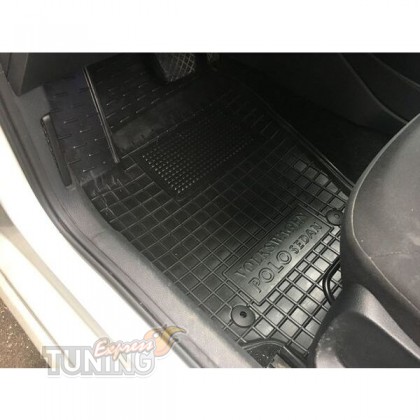 Коврики на Volkswagen Polo 5 sedan с перемычкой