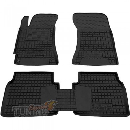 Коврики салона Subaru Forester 2 SG с перемычкой