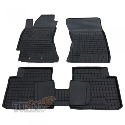 Коврики салона Subaru Forester 3 SH с перемычкой