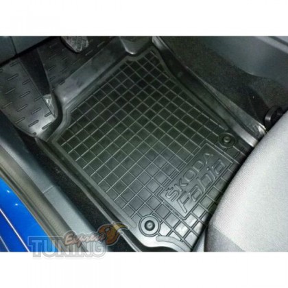 Коврики на Skoda Fabia 3 NJ с перемычкой