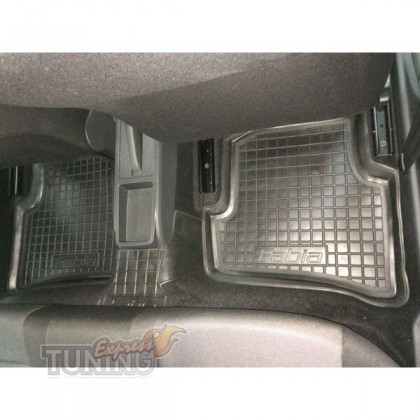 Коврики для Skoda Fabia 3 NJ с перемычкой