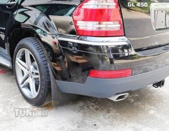 Брызговики на авто Мерседес-Бенц GL 164 (оригинальные брызговики