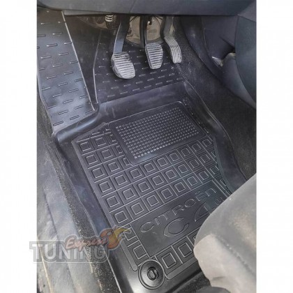 Резиновые коврики на Citroen C4 с 2004 года