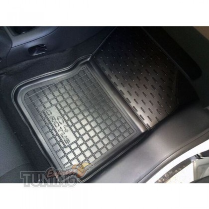 Коврики в Citroen C4 Cactus с перемычкой