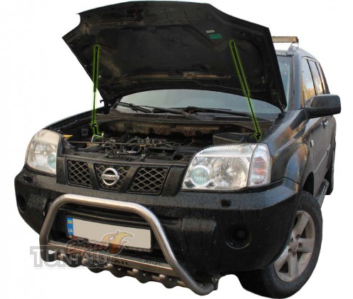 Газовый упор капота Nissan X-Trail T30 фото