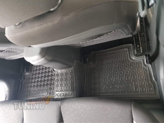 оврики для Hyundai Kona ДВС с перемычкой