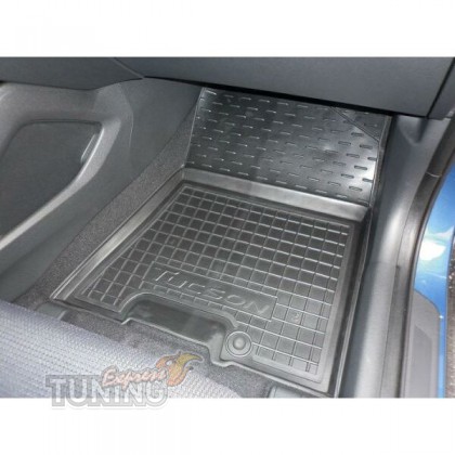Коврики в Hyundai Tucson 3 TL с перемычкой