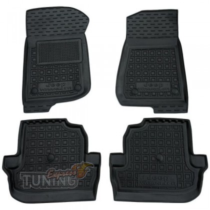 Коврики салона Jeep Wrangler JL 3D