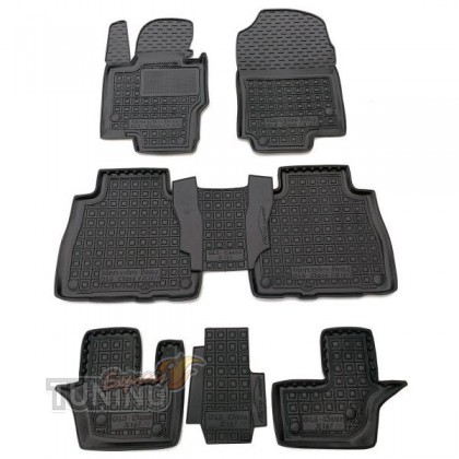 Высокие коврики Mercedes GLS X167 комплект 8шт