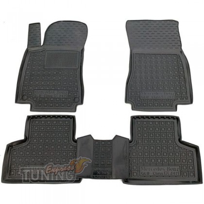Коврики в салон Mercedes GLB X247 с перемычкой