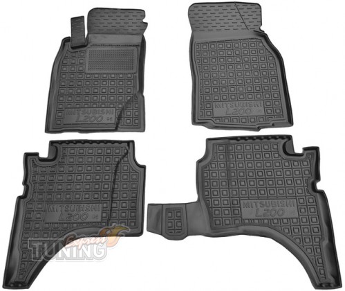 Коврики в салон Mitsubishi L200 3 K60T с перемычкой