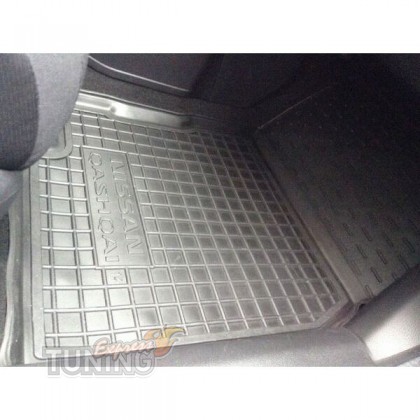 Коврики в Nissan Qashqai 2 J11 с перемычкой