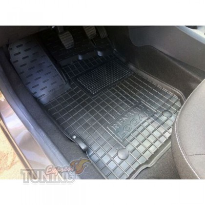 Коврики на Renault Logan 2 с перемычкой