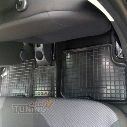 Коврики для Renault Logan 2 с перемычкой
