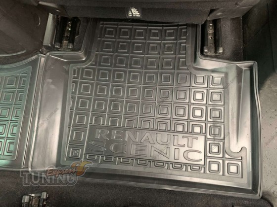 Коврики для Renault Scenic 4 с перемычкой