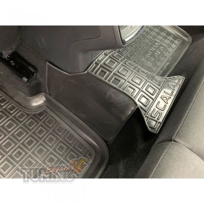 Коврики для Skoda Scala с перемычкой