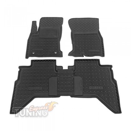 Коврики Toyota Hilux 8 с перемычкой