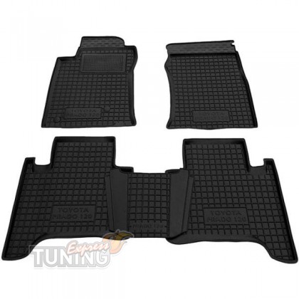 Высокие ковры Toyota Prado 120 с перемычкой