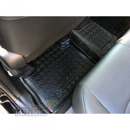 Коврики для Toyota Rav4 5 с перемычкой