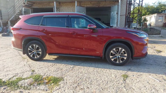 Ветровики с хром молдингом Toyota Highlander 4 