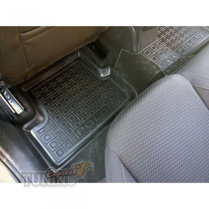 Коврики в Volkswagen Polo 6 с перемычкой