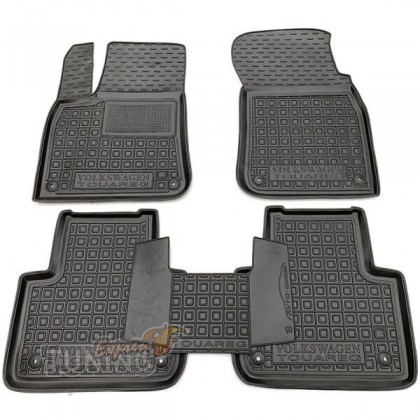 Коврики в салон Volkswagen Touareg 3 CR с перемычкой