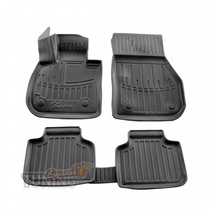Коврики BMW X1 U11 с бортами и перемычкой